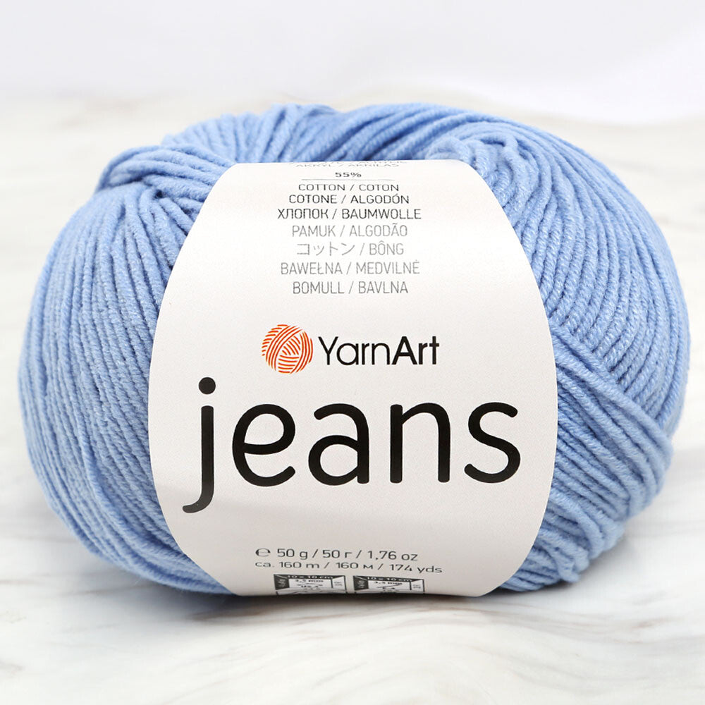 YarnArt Jeans Mavi El Örgü İpi - 15